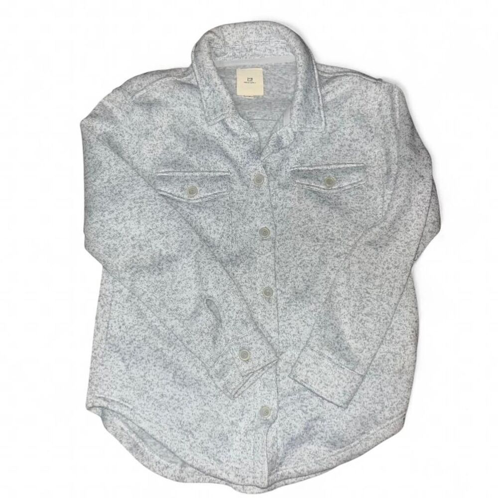Thread & Supply Woman's Heather Gray Knit Sweater SZ M